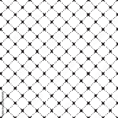 Pattern vector black and white