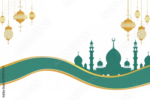 Wallpaper Mural Ketupat decoration for Aidil Fitri Ramadan symbol in flat illustration Torontodigital.ca