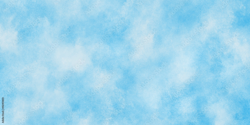 Grunge art and abstract blue color clouds texture background, cloudy and foggy Watercolor hand paint wash stain pattern on watercolor paper, Soft cloud in the sky background blue tone paper texture. Grunge art and abstract blue color clouds texture background, cloudy and foggy Watercolor hand paint wash stain pattern on watercolor paper, Soft cloud in the sky background blue tone paper texture.