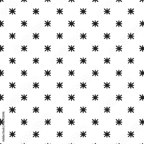 Pattern black and white vector
