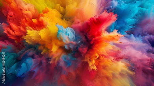 abstract background with color explosion