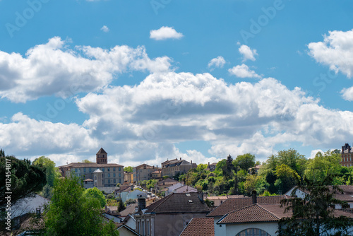 view of Aire sur l'Adour city, Les Landes, France