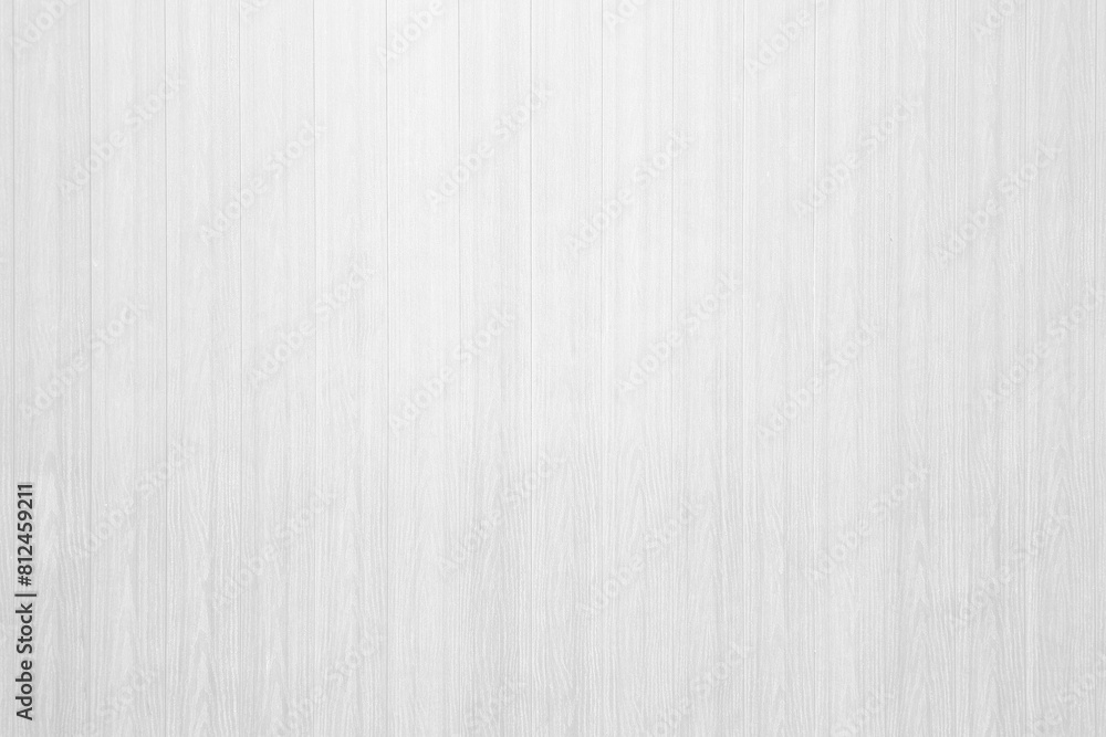 White Wooden Wall for Background.