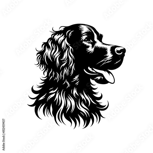 Irish Setter Dog Silhouette - Elegance and Strength Captured in Minimalist Form- Minimalist Irish Setter Dog Vector- Irish Setter Dog Illustration.