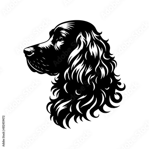 Irish Setter Dog Silhouette - Elegance and Strength Captured in Minimalist Form- Minimalist Irish Setter Dog Vector- Irish Setter Dog Illustration.