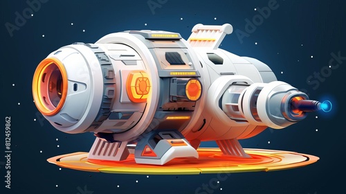 Wallpaper Mural Render a detailed spaceship. It should look like it is in space. Make sure to include a lot of detail. Torontodigital.ca