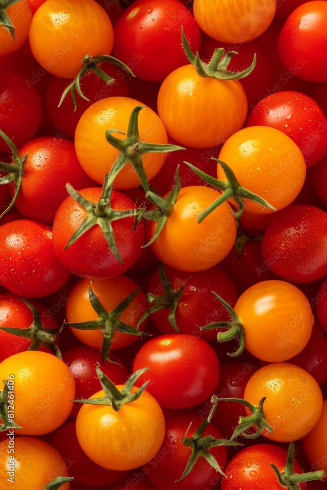 Background of cherry tomato