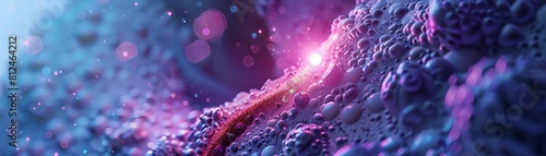 a precise laser procedure on pancreatic cancer, showing the pancreas and surrounding area.