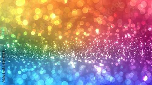 Glittering rainbow sparkle background flat design front view shimmer effect theme animation Splitcomplementary color scheme