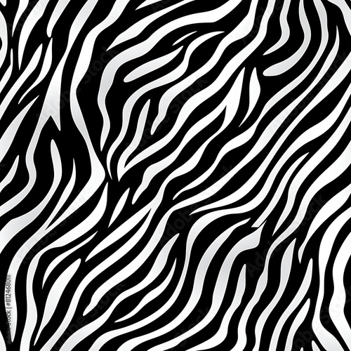 Zebra skin seamless pattern, the beauty of design knows no bounds. Can be used as a variety of graphics resources