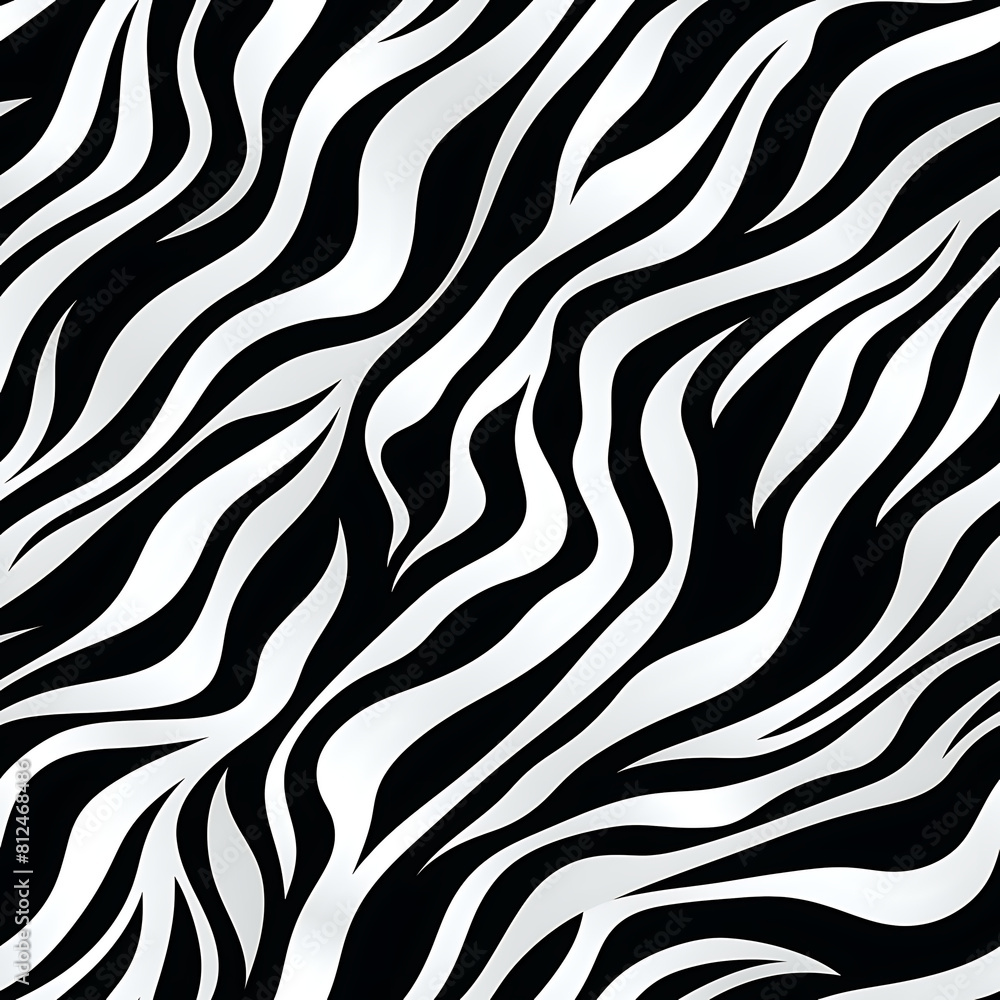 Zebra skin seamless pattern, the beauty of design knows no bounds. Can be used as a variety of graphics resources