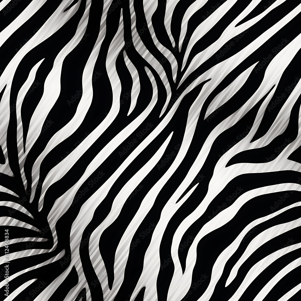 Zebra skin seamless pattern, the beauty of design knows no bounds. Can be used as a variety of graphics resources Zebra skin seamless pattern, the beauty of design knows no bounds. Can be used as a variety of graphics resources