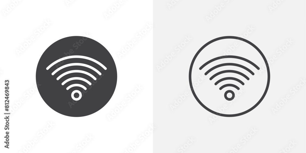 Wireless Internet Icon Set. Wi-Fi Connection Vector. Mobile Phone Signal Symbol. Wireless Link Icon. Wireless Internet Icon Set. Wi-Fi Connection Vector. Mobile Phone Signal Symbol. Wireless Link Icon.