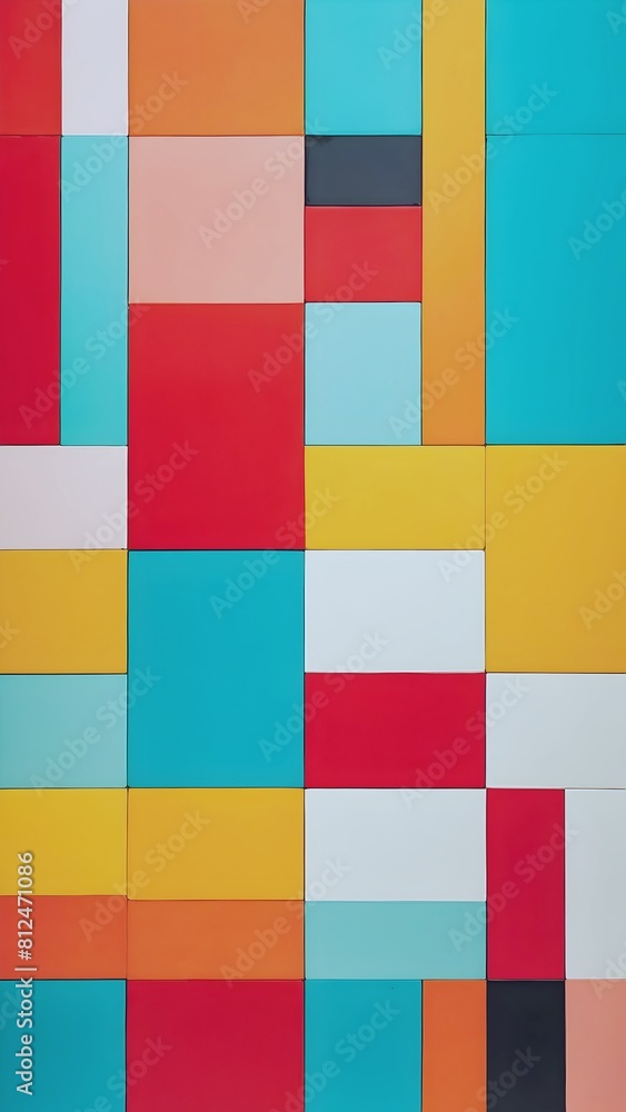 colorful mosaic tiles