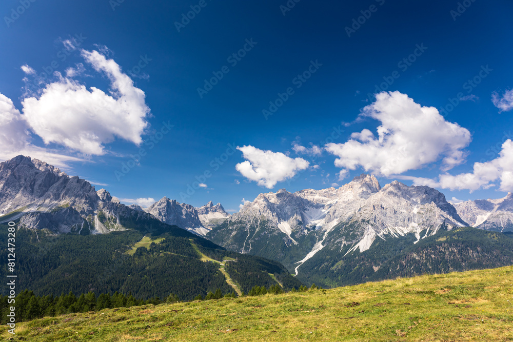 Fototapeta premium Sexten dolomites in a summer day