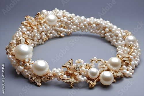 Wallpaper Mural pearl decorationgemerate ai Torontodigital.ca