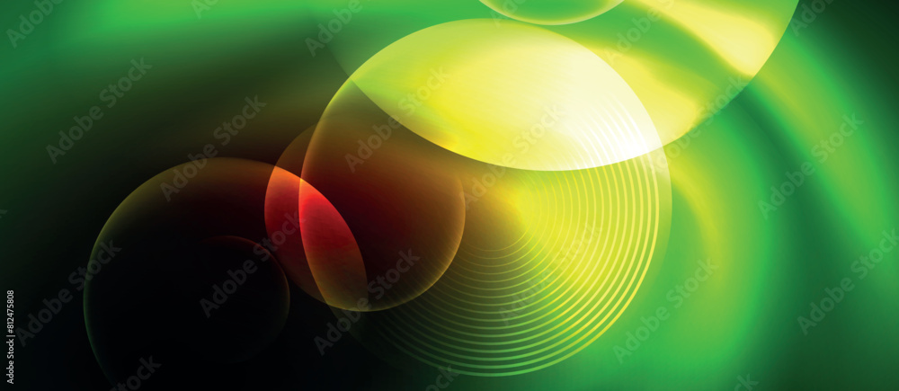 Obraz premium Neon magic light design. Vector Illustration For Wallpaper, Banner, Background, Card, Book Illustration, landing page