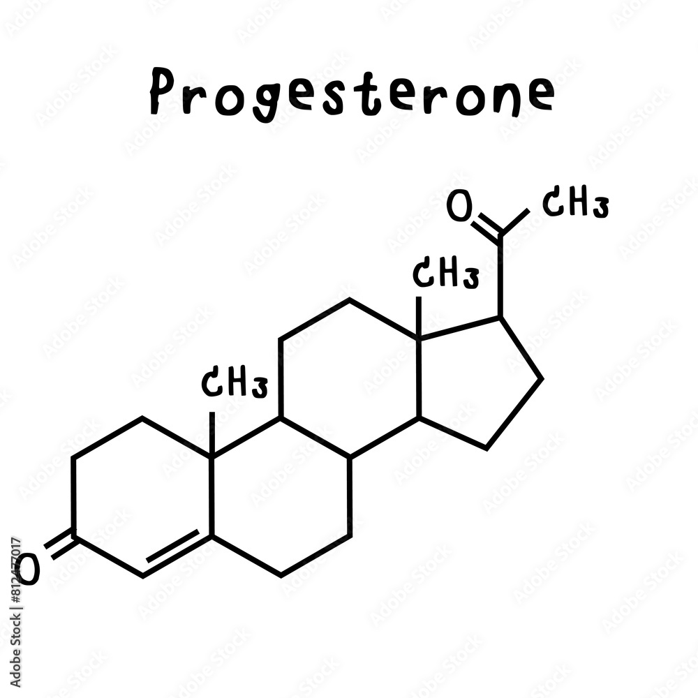 progesterone illustration progesterone illustration