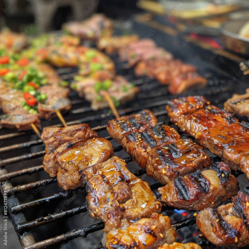 barbeque meat barbeque meat