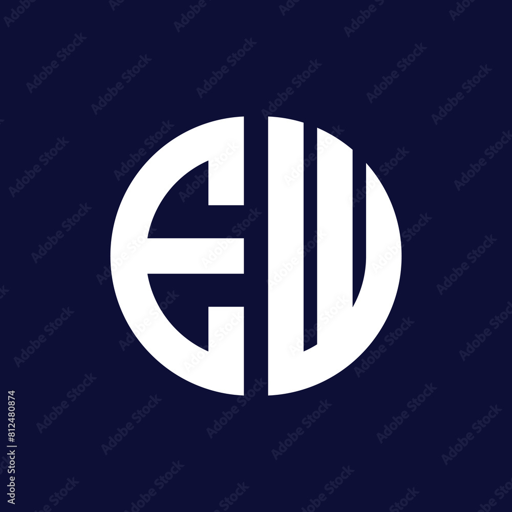 modern circle letter logo design modern circle letter logo design