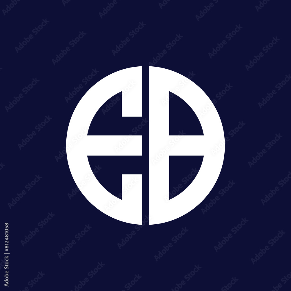 modern circle letter logo design modern circle letter logo design