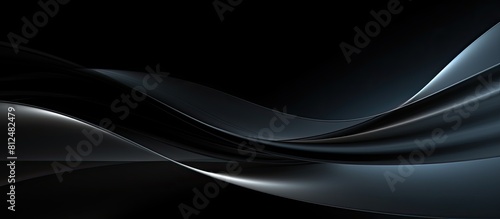An elegant black backdrop with ample copy space