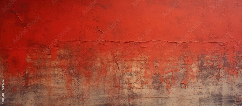 An abstract background featuring a red plastered wall with a textured finish Perfect for adding a copy space image An abstract background featuring a red plastered wall with a textured finish Perfect for adding a copy space image