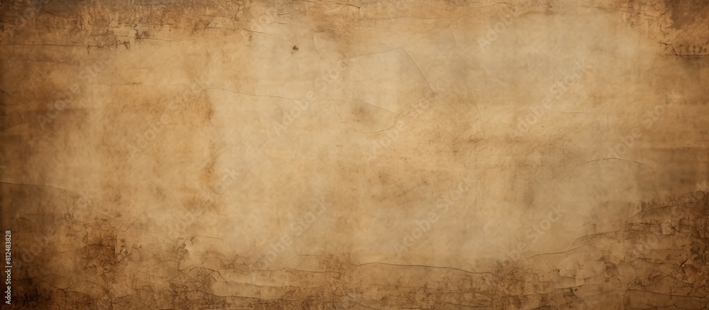 Fototapeta premium A vintage paper background with a brown empty and aged appearance perfect for adding text or images Copy space image