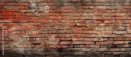 Free copy space image of a brick wall texture ideal for product or advertising wording design on a background