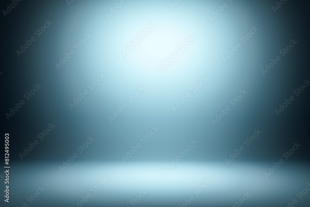 Abstract blue gradient background with central spotlight, ideal for studio or mockup uses. 3D Rendering Abstract blue gradient background with central spotlight, ideal for studio or mockup uses. 3D Rendering