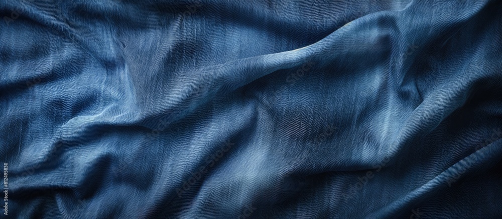 A copy space image of denim clothing showcasing the fabric s texture including visible seams A copy space image of denim clothing showcasing the fabric s texture including visible seams