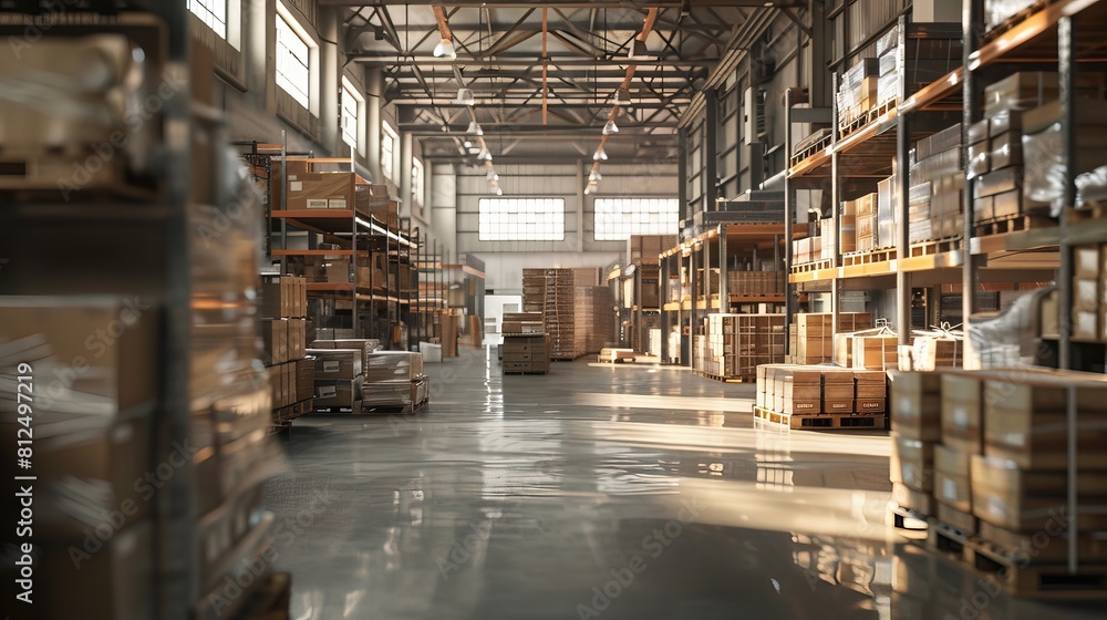 Warehouse logistics , Warehouse organization with pallets Warehouse logistics , Warehouse organization with pallets