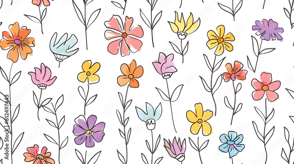 Floral seamless pattern Floral seamless pattern