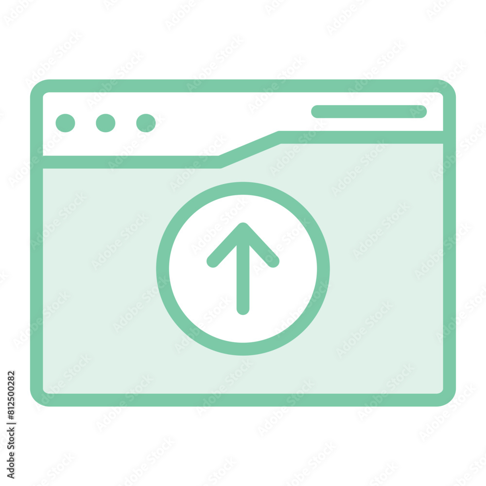 Upload button colour icon Upload button colour icon