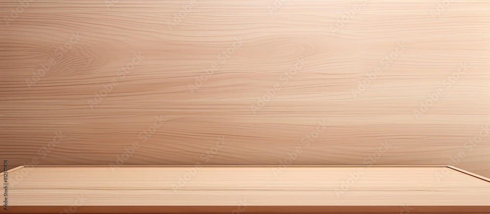 Fototapeta premium A large sized copy space image featuring a light brown cover set against a carpentry background