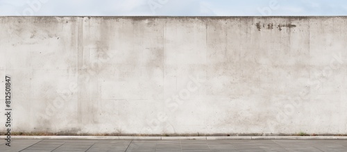 Obraz na płótnie A street wall made of concrete serves as the background providing ample space for additional content w salonie