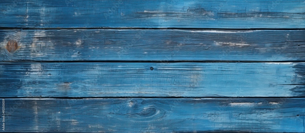 Background of weathered blue painted wood with ample space for typing Background of weathered blue painted wood with ample space for typing