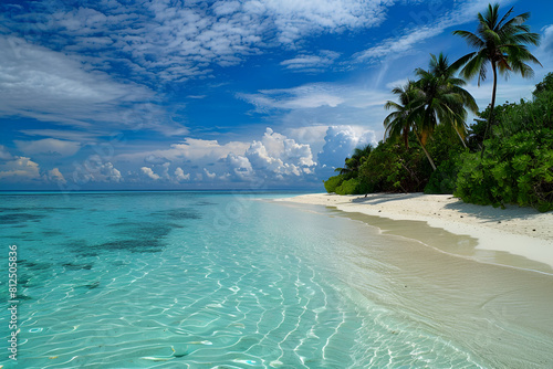 Tropical beach in the Maldives © Areesha