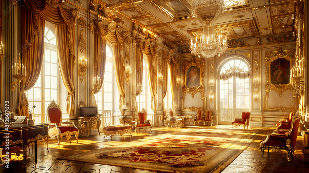 Fototapeta premium interior,Baroque style