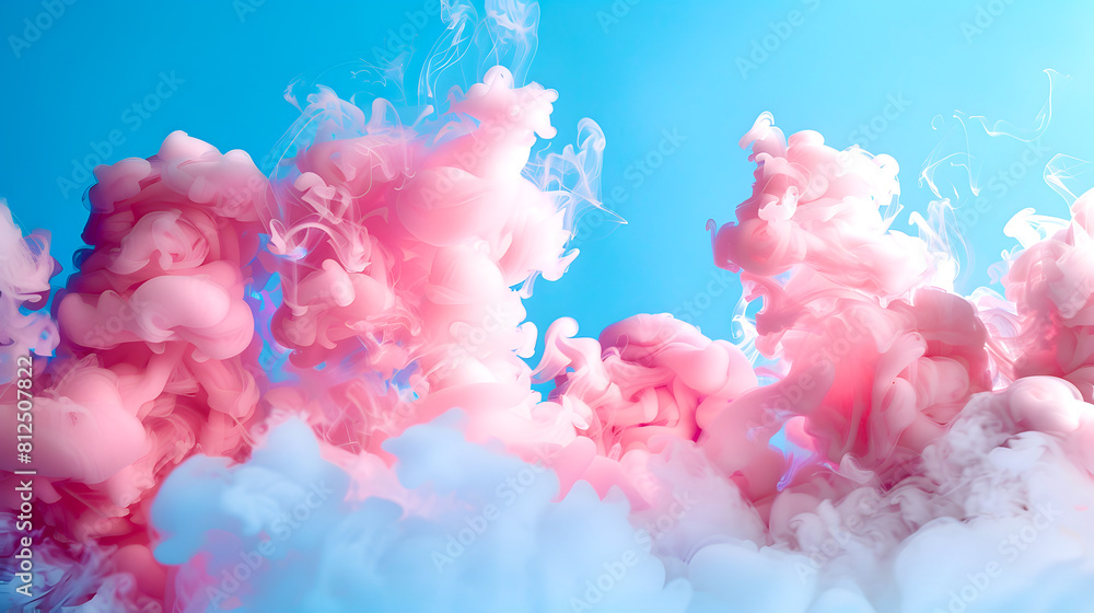 Pink clouds of smoke Pink clouds of smoke