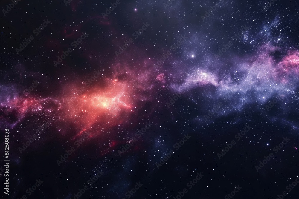 Vivid astronomy vista with colorful galaxy scene Vivid astronomy vista with colorful galaxy scene