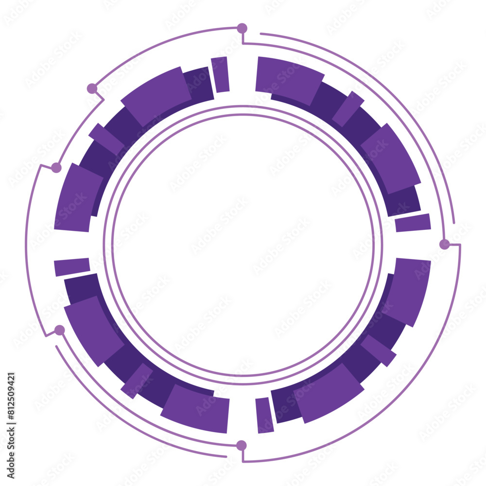 Modern Circle Tech Frame Modern Circle Tech Frame