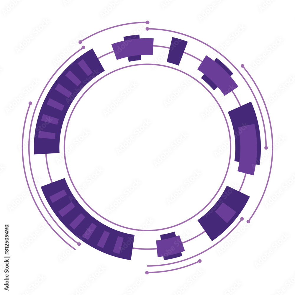 Modern Circle Tech Frame Modern Circle Tech Frame