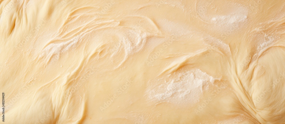 Obraz premium Yeast dough s texture can be seen in the copy space image