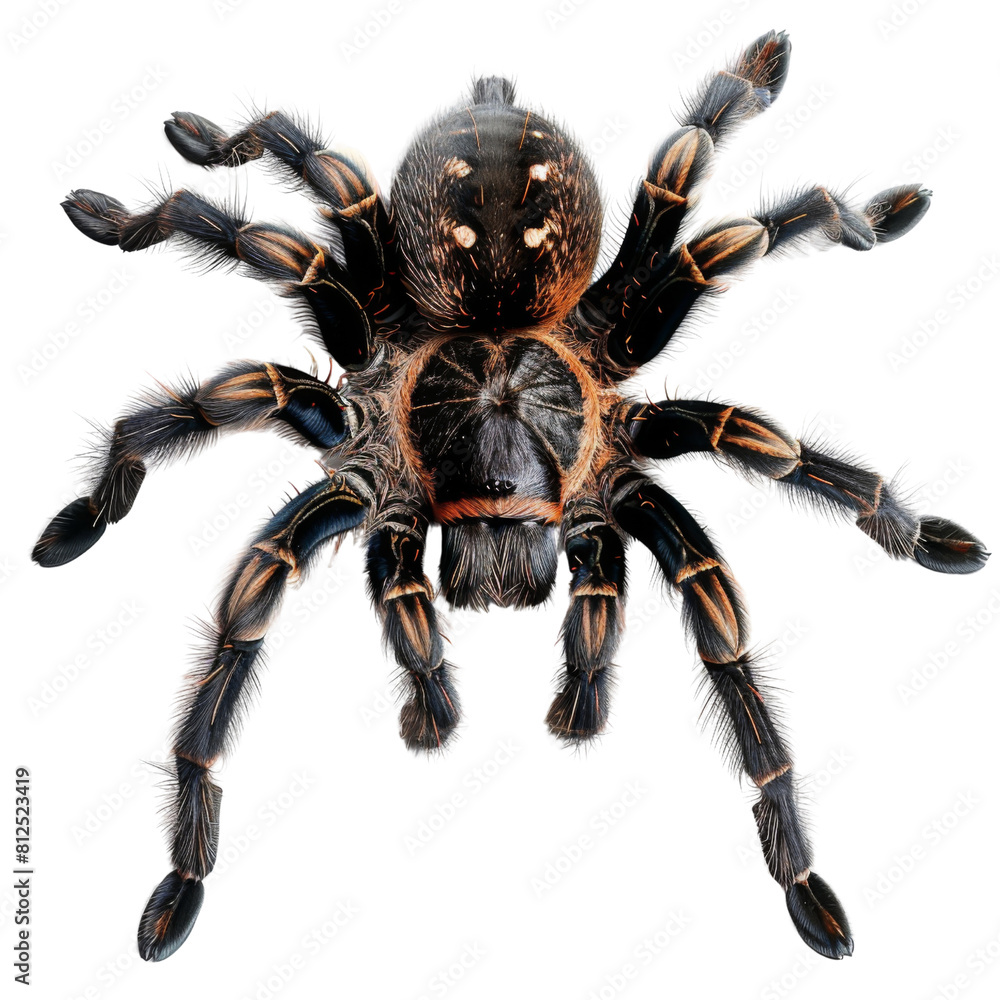 Close-up of Hairy Tarantula. Close-up of Hairy Tarantula.