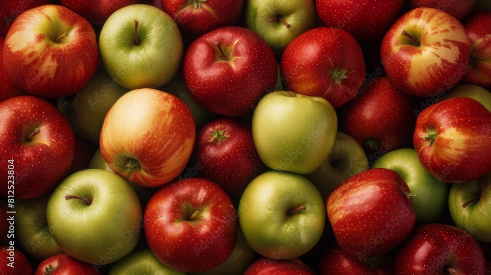 Red and green apples, background of ripe apples. Red and green apples, background of ripe apples.