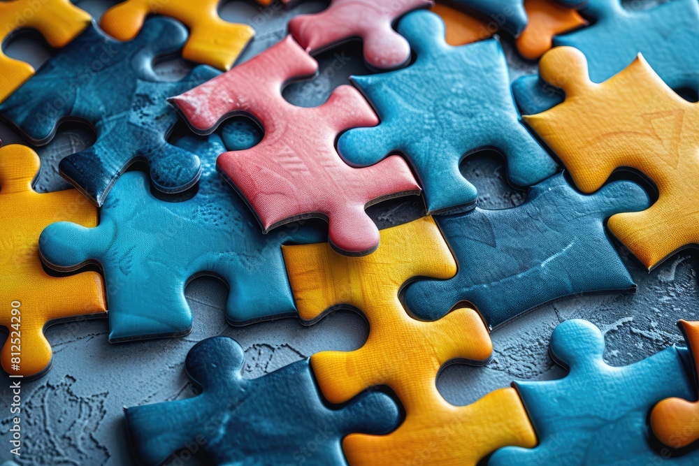 colorful unfinished puzzle pieces professional photography colorful unfinished puzzle pieces professional photography