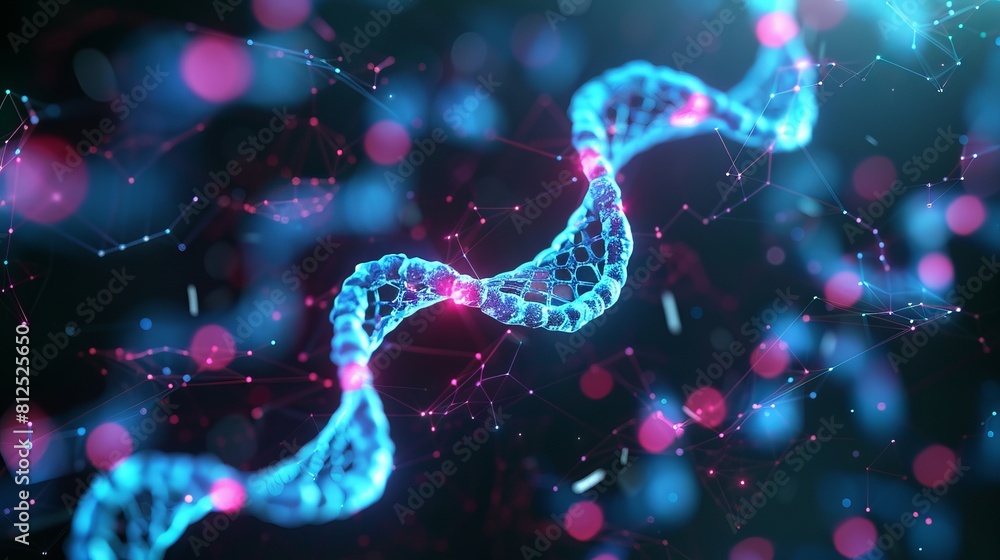 Abstract healthcare background with DNA structure Abstract healthcare background with DNA structure