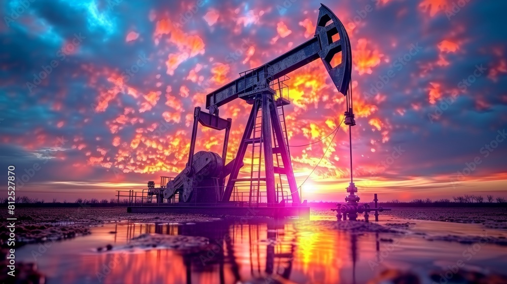Efficient operation of an oil pump jack at a vast oil field for optimal extraction performance Efficient operation of an oil pump jack at a vast oil field for optimal extraction performance