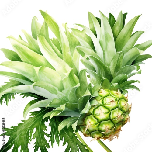Photo of Pineapple Parsley Power, Isolated on white background